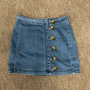 Free people Jean skirt